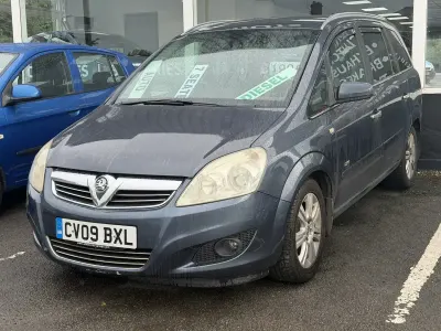 Used Vauxhall Zafira Design Edition 120 HP (88 kW) 2009 Blue MPV