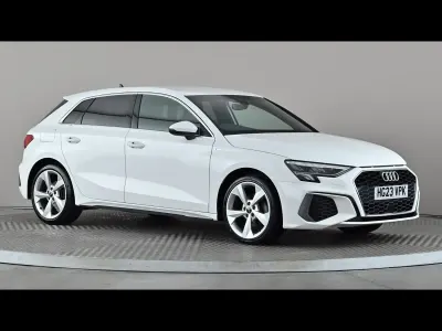 Used Audi A3 S-Line 150 HP (110 kW) 2023 White Sedan