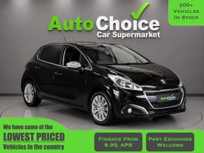 Used Peugeot 208 Allure 82 HP (60 kW) 2017 Black Hatchback