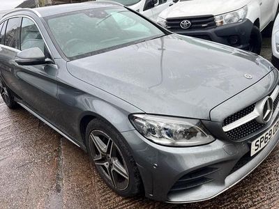 Used Mercedes C200 AMG line 157 HP (115 kW) 2019 Grey Estate