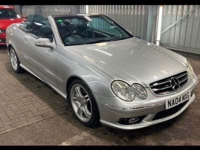 Silver Used 2004 Mercedes CLK55 AMG AMG Cabriolet | £16,990