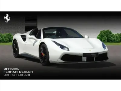 Used Ferrari 488 670 HP (492 kW) 2018 White Cabriolet