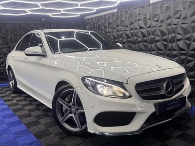 White Used 2015 Mercedes C250 AMG line Sedan | £8,495 (Fair price)