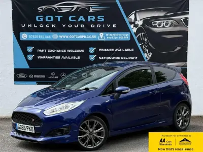 Used Ford Fiesta ST-Line 140 HP (102 kW) 2016 Blue Hatchback
