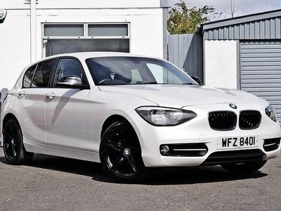 Used BMW 116 Sport Line 136 HP (100 kW) 2015 White Hatchback