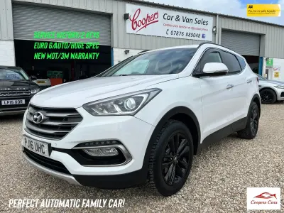 Used Hyundai Santa Fe Premium 200 HP (147 kW) 2016 White SUV