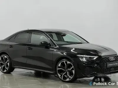 Used Audi A3 S-Line 110 HP (80 kW) 2022 Black Sedan