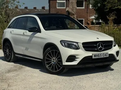 Used Mercedes GLC220 AMG Line Premium 170 HP (125 kW) 2016 White SUV