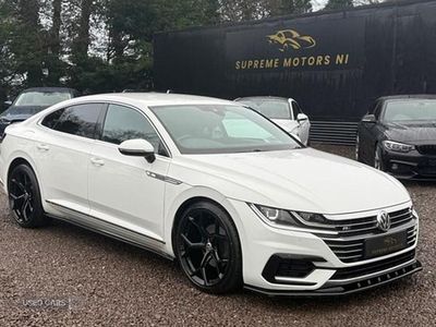 Used VW Arteon R-line 190 HP (139 kW) 2018 White Hatchback