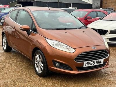 Used Ford Fiesta Zetec 2015 Brown Hatchback