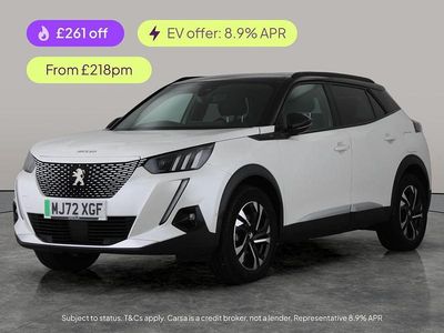 White Used 2022 Peugeot e-2008 GT SUV | £13,703 (Fair price)