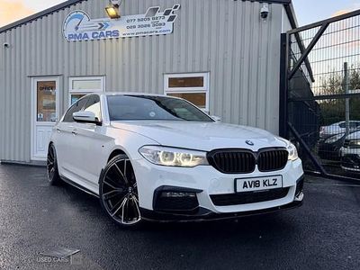 White Used 2018 BMW 520 M Sport Sedan | £17,950 (Fair price)