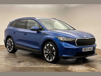 Used Skoda Enyaq iV ecoSuite 131 kW (179 HP) 2022 Blue SUV
