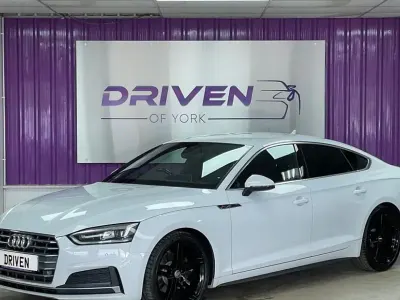 Used Audi A5 Sportback S-Line 190 HP (139 kW) 2019 White Hatchback