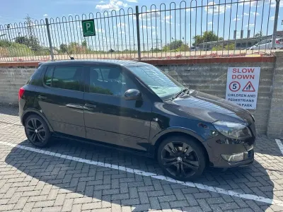 Used Skoda Fabia 105 HP (77 kW) 2014 Black Hatchback