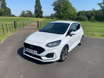 Used Ford Fiesta ST-Line 100 HP (73 kW) 2022 White Hatchback