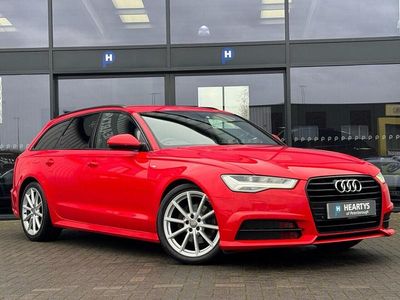 Used Audi A6 Black Edition 190 HP (139 kW) 2015 Red Estate
