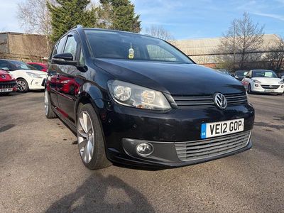Used VW Touran SE 105 HP (77 kW) 2012 Black MPV