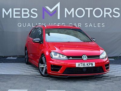 Begagnad VW Golf VII R 2016 Röd Kombi