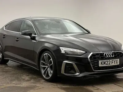 Used Audi A5 Sportback S-Line 204 HP (150 kW) 2022 Black Hatchback
