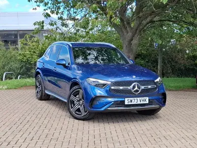 Used Mercedes GLC220 AMG Line Premium 197 HP (144 kW) 2023 Blue SUV