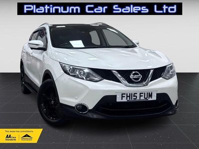 White Used 2015 Nissan Qashqai N-TEC SUV | £7,495 (Fair price)