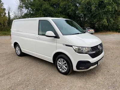 Used VW T6.1 Highline 110 HP (80 kW) 2021 White Van
