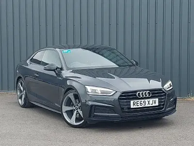 Used Audi A5 Black Edition 150 HP (110 kW) 2019 Grey Coupe