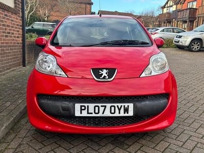Red Used 2007 Peugeot 107 Hatchback | £2,785 (Fair price)