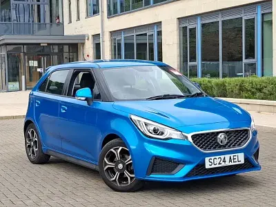 Used MG MG3 Excite 106 HP (77 kW) 2024 Blue Hatchback