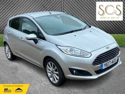 Used Ford Fiesta Titanium 2017 Silver Hatchback