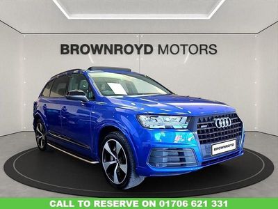 Used Audi Q7 S-Line 272 HP (200 kW) 2017 Blue SUV