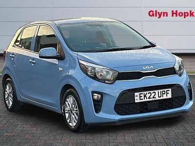 Used Kia Picanto 66 HP (48 kW) 2022 Blue Hatchback