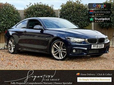 Blue Used 2018 BMW 420 M Sport Coupe | £12,500 (Fair price)