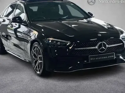 Used Mercedes C220 AMG line 200 HP (147 kW) 2025 Black Sedan