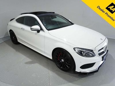 Used Mercedes C250 AMG Line Premium Plus 204 HP (150 kW) 2016 White Coupe