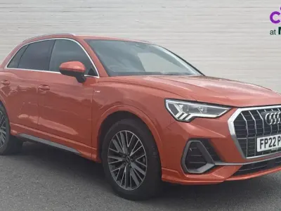 Used Audi Q3 S-Line 150 HP (110 kW) 2022 Orange SUV