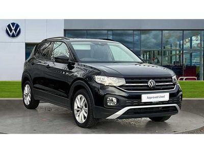 Deep black pearl Used 2021 VW T-Cross SE SUV | £17,548 (Fair price)