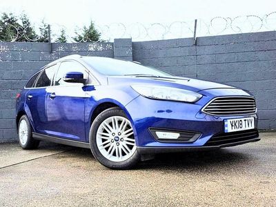 Used Ford Focus Zetec 2018 Blue Estate