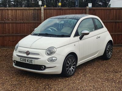 Used Fiat 500 Collezione 69 HP (50 kW) 2018 White Hatchback