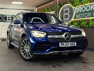 Used Mercedes GLC220 AMG Line Premium 194 HP (142 kW) 2020 Blue SUV