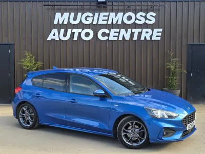 Käytetty Ford Focus ST-Line 125 HP (91 kW) 2019 Sininen Viistoperä