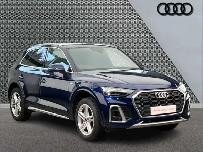 Used Audi Q5 S-Line 261 HP (191 kW) 2023 Blue SUV
