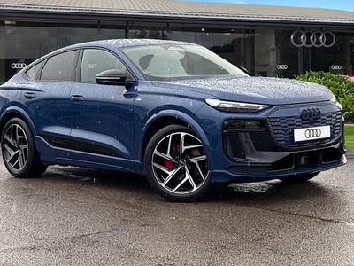 Blue New 2025 Audi Q6 Sportback e-tron Sport SUV | £60,990