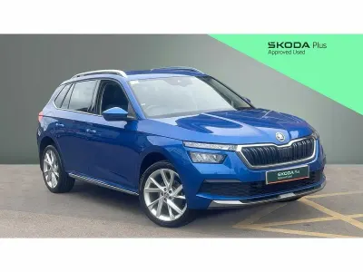 Used Skoda 110 R SE L Executive 81 HP (59 kW) 2022 Race blue metallic Estate