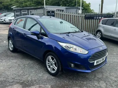 Used Ford Fiesta Zetec 2014 Blue Hatchback