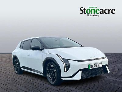 White New 2025 Kia EV4 GT-Line S Hatchback | £43,995 (Expensive)