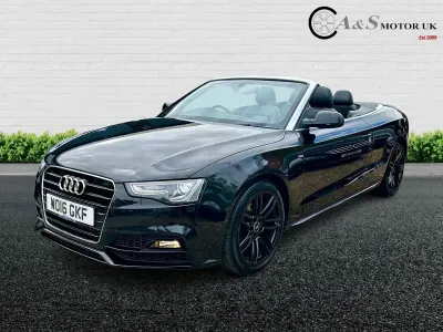 Usado Audi A5 Cabriolet S-Line 175 HP (128 kW) 2016 Preto Cabrios