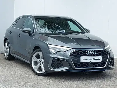 Used Audi A3 S-Line 110 HP (80 kW) 2021 Grey Sedan