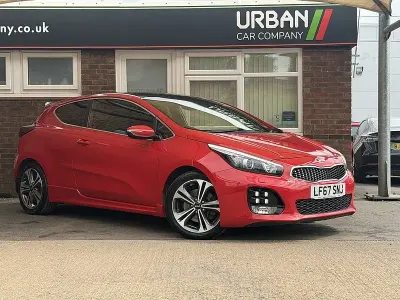 Used Kia ProCeed GT-Line S 120 HP (88 kW) 2017 Red Hatchback